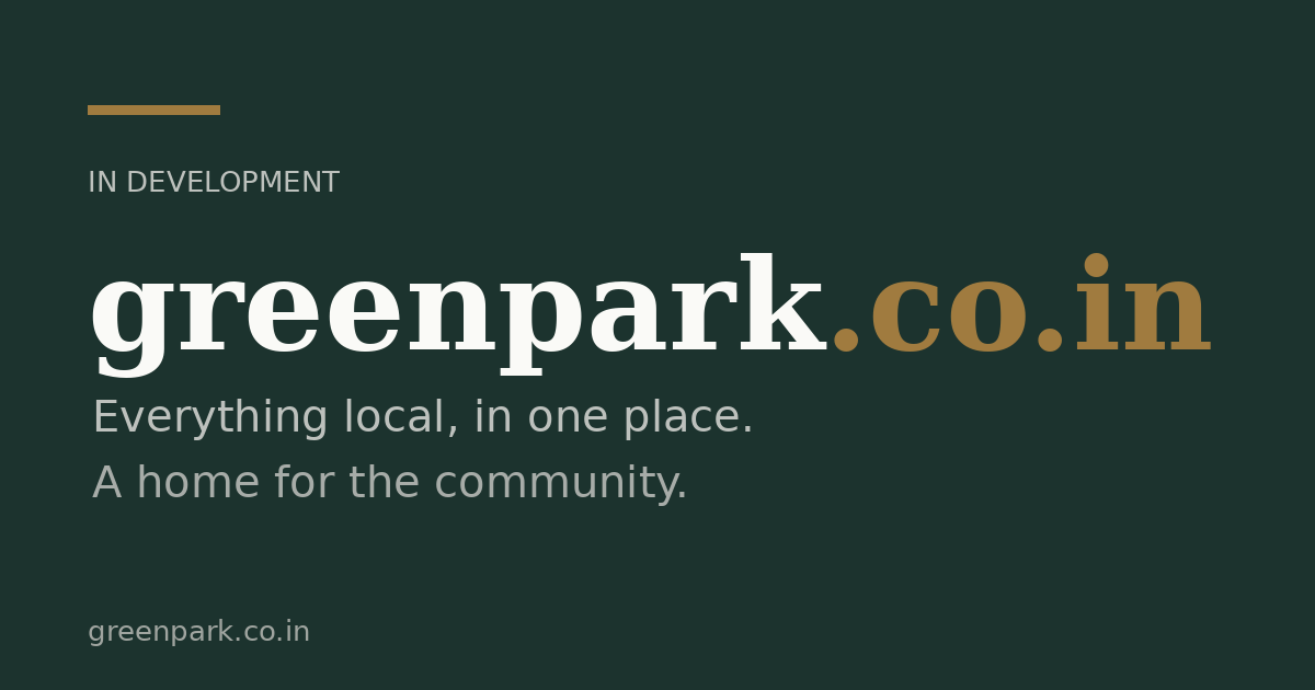 Link preview image for greenpark.co.in